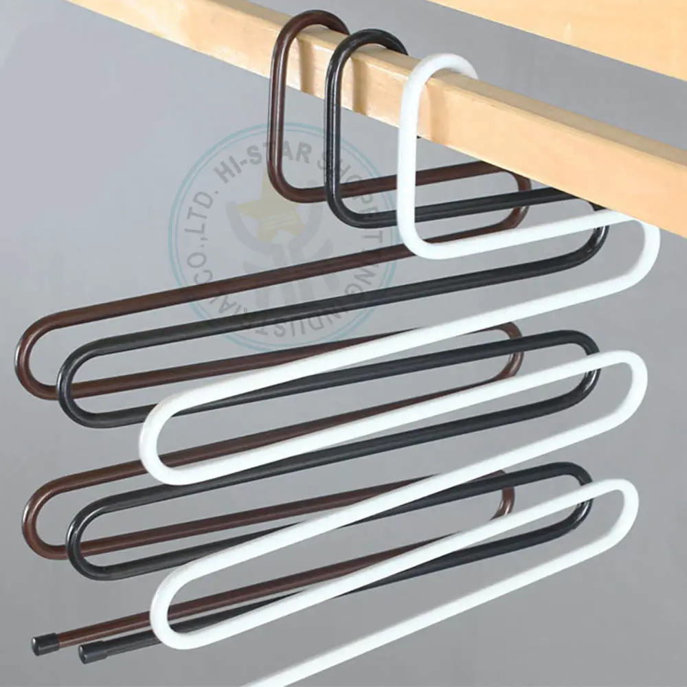 Aluminum metal trouser men's pant & skirt hangers