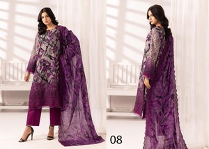ladies kameez shalwar design Cotton / Lawn Shalwar Kameez <b>Suits</b> Embroidered Cotton / Lawn <b>Suits</b> pakistani salwar kameez - Product Image 2