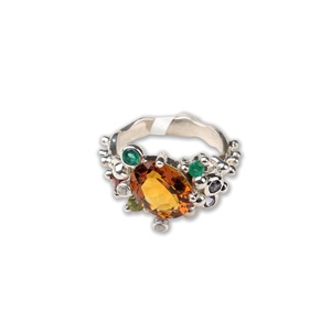 Beautiful Natural Multi-Gemstone <b>Ring</b> for Women 925 Solid Sterling Silver Wedding Certified Wholesale Jewelry for Suppliers - Product Image 1