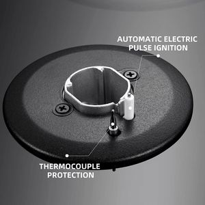 Piano Cottura a Gas a Doppio Bruciatore con Piano in Vetro Temperato, Design Incassato - Product Image 6