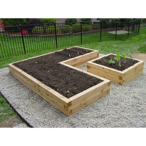 Bac à légumes modulaire écologique surélevé en bois durable pour l'agriculture urbaine, taille personnalisée - Product Image 4