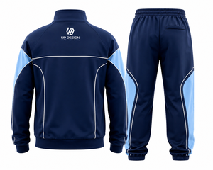 Chándal Deportivo Personalizado de Poliéster para Hombre, con Cremallera Completa, Conjunto de Entrenamiento, Ropa Deportiva, Fabricación OEM ODM - Product Image 3
