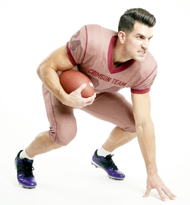 Uniforme de Fútbol Americano de Malla con Poliéster de Calidad Profesional en Color Rosa, Conjunto de Jersey con Pantalones Cortos y Logotipo Personalizado - Product Image 2