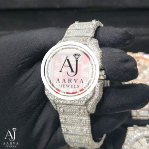 Montre analogique mécanique en acier inoxydable avec cadran carré et cristaux, bracelet de 20 mm, cadran de 30 mm, bijou de déclaration pour femme, cadeau de fête - Product Image 5