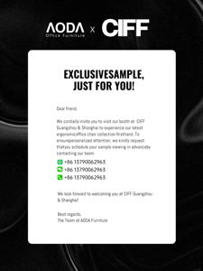 Échantillon Gratuit pour Clients Exclusifs de l'Exposition CIFF - Chaise de Bureau Ergonomique - Sillas De Oficina - Chaise Ergonomique - Cadeira Escritorio - Product Image 4