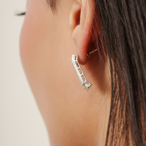 Handmade High Grade Jewelry 925 Sterling <b>Silver</b> 100% Genuine Peridot & Diamond Fine Studs <b>Earring</b> For Women's - Product Image 4