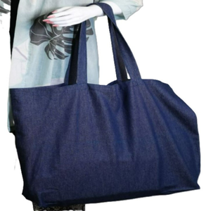 Bolsa de Tela de Algodón Orgánico 100% Ecológica con Logotipo Personalizado, Asas de Algodón Reciclado, Reutilizable, Diseño Único, Promocional - Product Image 1