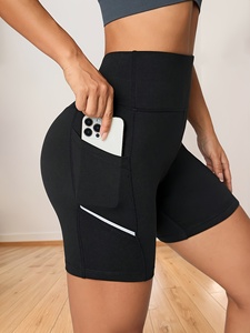 Shorts de Yoga de Cintura Alta para Mujer, Shorts Deportivos Sin Costuras para Gimnasio, Entrenamiento, Running y Fitness - Product Image 4