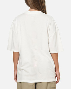 T-shirt décontracté d'été pour filles, blanc uni, coupe oversize, manches courtes, t-shirt de haute qualité pour femmes, coupe décontractée, style sportif - Product Image 2