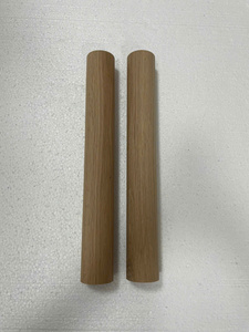 Rampe d'escalier murale en bois massif sur mesure pour la rénovation de la maison, barre de rampe en bois de 2-5/8 po de diamètre, vente en gros - Product Image 4