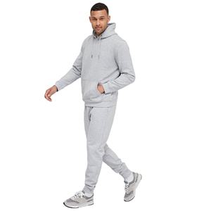 Survêtement d'athlétisme de grande taille à séchage rapide respirant et à logo personnalisé pour hommes Ensembles solides de sports d'hiver de haute qualité à la mode - Product Image 1