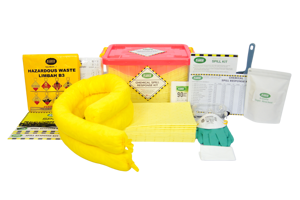 Kit de Emergencia para Derrames Químicos de 20L con Caja de Almacenamiento Transparente para Seguridad en el Lugar de Trabajo - Product Image 4