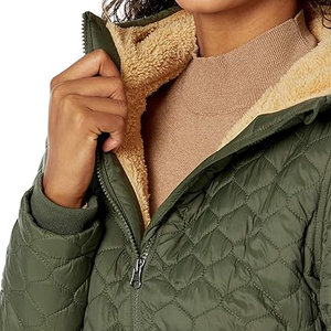Wholesale Olive Green Lightweight Padded Women's Windbreaker Coat Insulated Geometric Quilt Pattern <b>Jacket</b> - Product Image 5