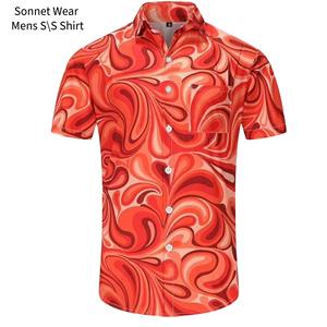 Chemise à manches courtes AOP pour homme - Product Image 3
