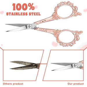 Tijeras Profesionales Mini para Cejas, Tijeras de Acero Inoxidable para Recortar el Vello de la Nariz, Precisión para el Bigote - Product Image 3