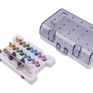 Dental Surgical Instrument <b>Set</b> With <b>Torque</b> Ratchet And Color Coded Drill Bits For Oral Bone Augmentation CE Certified Class I - Product Image 6