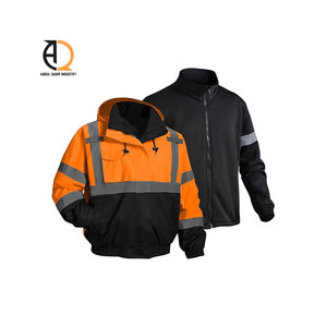 Chaqueta de Trabajo de Alta Visibilidad para Hombre, Chaqueta de Seguridad Impermeable de Invierno Personalizada con Características de Seguridad Reflectantes - Product Image 5