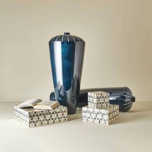 Boîte de rangement décorative en nacre de luxe, faite à la main, fournisseur en gros, pour la décoration intérieure - Product Image 5