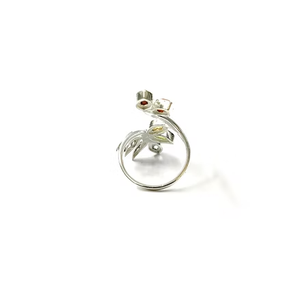 Handmade Chakra <b>Ring</b> With Multi-Gemstone <b>Set</b> 925 Sterling <b>Silver</b> Unisex Any Occasion Wear By JAIPUIR <b>SILVER</b> - Product Image 4