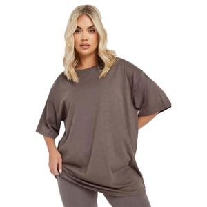 เสื้อทีเชิ้ตสีพื้นสำหรับผู้หญิงเสื้อยืดผ้าคุณภาพสูงสวมใส่สบายดีไซน์แบบปรับแต่งได้เสื้อยืดผ้าคุณภาพดีที่สุดเหมาะสำหรับสวมใส่ในชีวิตประจำวัน - Product Image 6