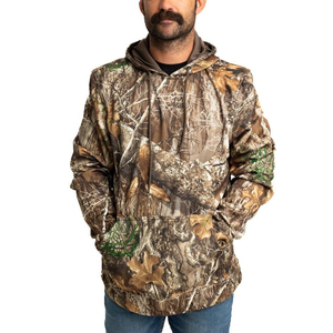 Nouveau Hoodie de Chasse Respirant 100% Polyester à Motif Uni Personnalisable Léger pour Homme – Idéal Hiver - Product Image 1