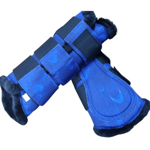 Ensemble de tapis de selle de dressage et polyvalent 2025 personnalisé en coton écologique avec bandages en polaire pour la compétition équestre - Product Image 4