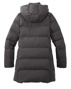Winter Fashion Black Hooded Zipper <b>Fur</b> Women's Long Customized Breathable Windproof Wool Linen <b>Lined</b> Puffer Long Parka <b>Jacket</b> - Product Image 4