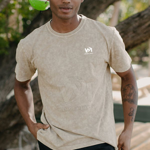 Camisetas de Hombre con Lavado Ácido, Nuevo Diseño, Alta Calidad, 100% Algodón, Superventas, Ajuste Holgado - Product Image 4