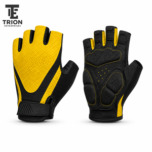 Gants de cyclisme pour hommes et femmes, pour vélo de route et de montagne, respirants, demi-doigts, antidérapants, absorbant les chocs, rembourrés, pour Fitness - Product Image 2