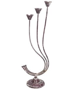 AB Collections – Nouveau Porte-Bougie Artisanal en Fer Forgé Écologique et Durable à 3 Lumières pour Noël et Pâques – Décoration d'Intérieur et Coffrets Cadeaux - Product Image 1