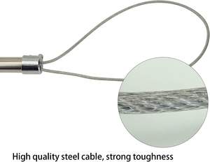 Outil de capture vétérinaire pour animaux, poteau de contrôle robuste en acier inoxydable pour bovins et taureaux (anneaux nasaux) - Product Image 3