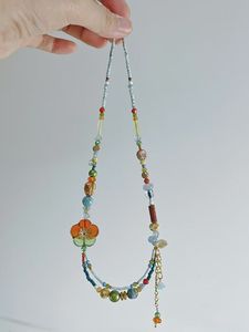 Colorful Handmade Beaded Neck <b>Lanyard</b> <b>for</b> Badge Holder and <b>Keys</b> - Product Image 3
