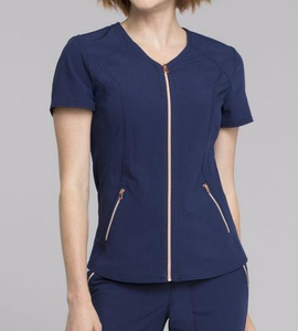 Nouveau design léger, taille et logo personnalisés, haut de gamme, haut de blouse à manches courtes pour femmes, boutons, poches, usage hospitalier, personnel médical - Product Image 2