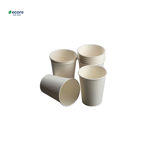 Vaso de café desechable de pulpa ecológica para marketing sostenible, de alta resistencia y a prueba de fugas, para servicio de bebidas calientes para llevar. - Product Image 3