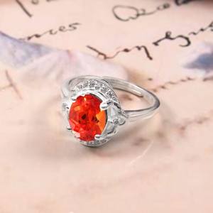 Anillo de Zafiro Padparadscha de Ceilán, Plata de Ley 925, Chapado en Oro de 14K, Joyería de Compromiso Hecha a Mano, Regalo - Product Image 2