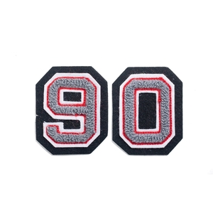 Patch en chenille personnalisé avec logo brodé pour vestes, sweats à capuche, casquettes, sacs et vêtements d'équipe USA - Prix usine - Product Image 6