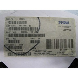 แบตเตอรี่แบบเหรียญ TE Tyco 796136-1 จำนวน 400 ก้อน - อุปกรณ์และอะไหล่เซมิคอนดักเตอร์ระดับโลกที่เชื่อถือได้ - Product Image 3