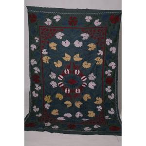 ผ้าห่มลาวีนาส วินเทจ ซูซานี คันธา ทำมือ 100% ผ้าฝ้ายปักลายดอกไม้ โบโฮ ของตกแต่งบ้าน ผ้าคลุมเตียง ผ้าห่ม ปลอกผ้านวม เป็นมิตรกับสิ่งแวดล้อม - Product Image 2