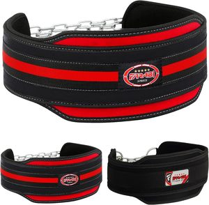 Ceinture de musculation robuste en néoprène réglable pour l'entraînement en salle de sport, soutien lombaire avec chaîne en acier - Product Image 1