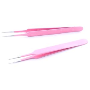 Pinzas para extensión de pestañas, pinzas para pestañas duraderas multifuncionales de Color arcoíris para pestañas postizas con nombre de marca personalizado - Product Image 5