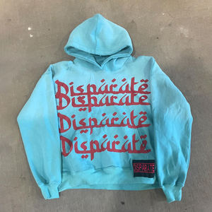 Sudadera con Capucha Extra Grande Personalizada, Ecológica, de Felpa, con Bolsillo, 100% Algodón, Estilo Urbano, OEM, ODM, con Empaque - Product Image 1