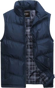 Chaleco Acolchado para Hombre, Chaqueta de Invierno sin Mangas, Ligera, Informal, para Senderismo y Camping - Product Image 3