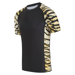 Rashguard de MMA pour femmes de haute qualité, personnalisé, à séchage rapide, imprimé léopard, rashguard de Jiu Jitsu - Product Image 6