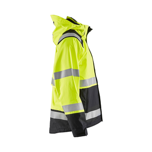 High Visibility <b>Men's</b> Winter Quilted <b>Jacket</b> Hi Vis Construction Security Safety Wear Reflective Tape Quick Dry Breathable - Product Image 1