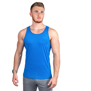 Vêtements de sport unisexes personnalisés en gros, débardeurs pour l'entraînement sportif et la musculation, respirants, séchage rapide, spandex/coton - Product Image 1