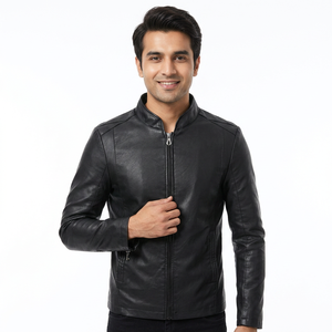 High Quality Men's <b>Winter</b> <b>Leather</b> <b>Jacket</b> From Pakistan Hooded Casual New Design <b>jacket</b> for men - Product Image 1