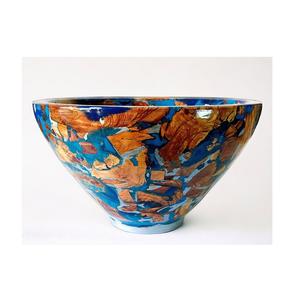 Tazón de Resina Epoxi y Madera de Acacia de Lujo, Libre de BPA, con Bordes Orgánicos, Superficie Lisa, Hecho a Mano, Ecológico, Centro de Mesa - Product Image 4