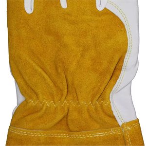 Gants de soudage en cuir avec doublure en Kevlar pour la protection du soudage MIG, résistants aux éclaboussures de métal fondu, type A - Product Image 4