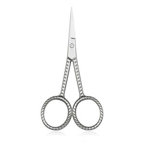 Tijeras de Acero Inoxidable de Alta Calidad con Hoja Recta para Manicura y Depilación Facial, Tijeras Afiladas de Belleza - Product Image 6