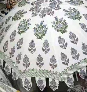 Parasol de jardin autoportant de luxe à motifs floraux, auvent d'extérieur en toile imprimée, housse personnalisée pour mobilier de jardin - Product Image 4